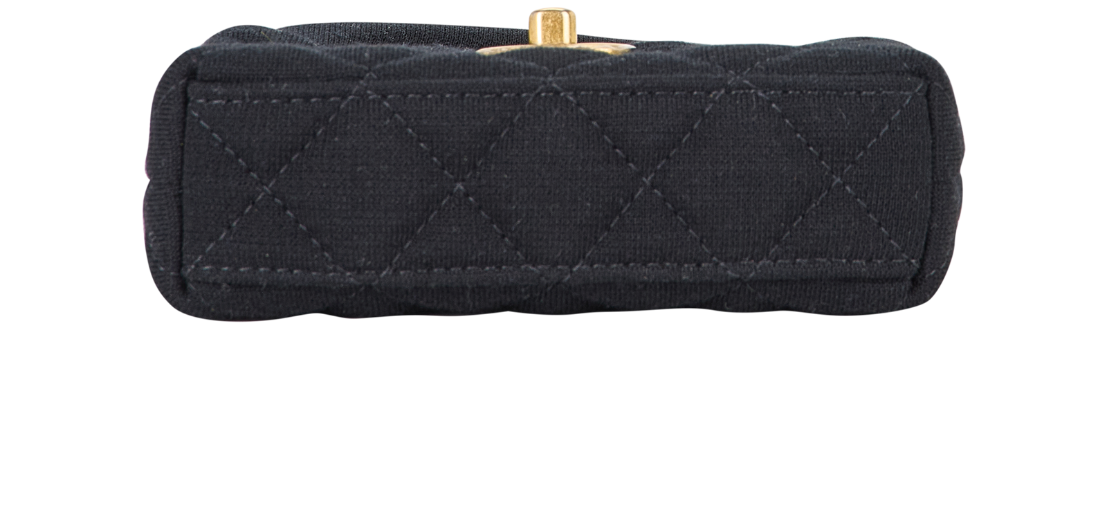 Nano Kelly Top Handle, &pound;2,350, Handbags, Black, Fabric, Top view